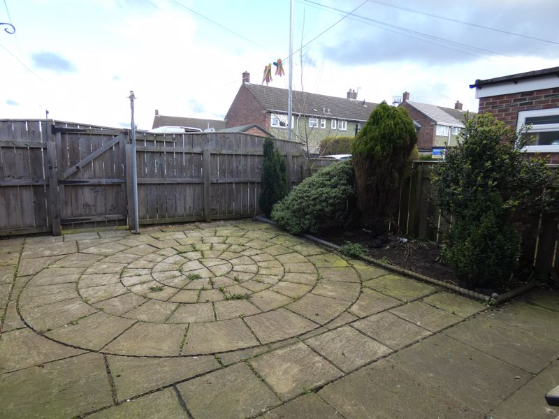 Rear Paved Garden- click for photo gallery